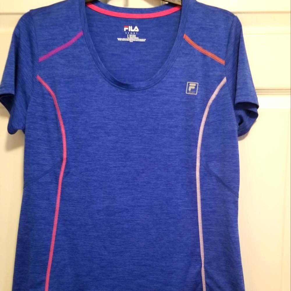 Ladies Fila Sport Blue Top